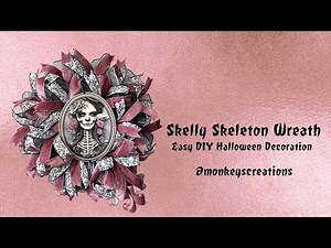 How to Make a Halloween Wreath: Tutorial #homedecor #howto #wreath