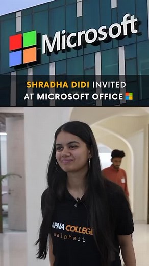 Shradha khapra on Instagram: "Shradha Didi at Microsoft #shardhadidi #apnacollege #apnacollegealpha #sigmabatch #apnacollegedeltabatch #amanbhaiya #Alphabatch #apnacollege #shardhadidi #shardhakhapra #deltabatch #apnacollege #shardhakhapara #codinglife #coding #codingbootcamp #codinglife #shardhadidi #apnacollege #apnacollegealpha #sigmabatch #apnacollegedeltabatch #amanbhaiya #Alphabatch #apnacollege #shardhakhapra #deltabatch #shardhakhapara"