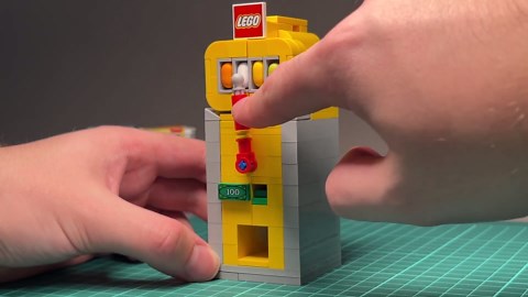 Creating a DIY working Lego candy dispenser