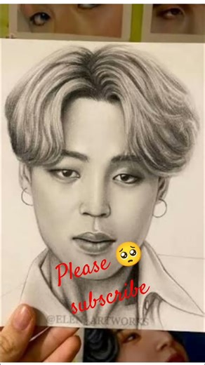 BTS jimin drawing 🥺🥺🙂😉
