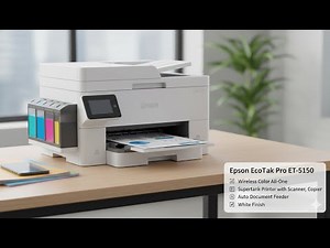 Epson EcoTank Pro ET-5150 Review | Wireless All-in-One Supertank Printer with ADF