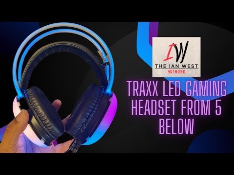 Traxx led gaming headset 5 below
