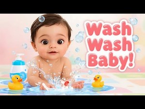 Wash Wash Baby! 🧼 A Fun Cleanliness Song for Kids | Learn Hand & Foot Washing with Baby