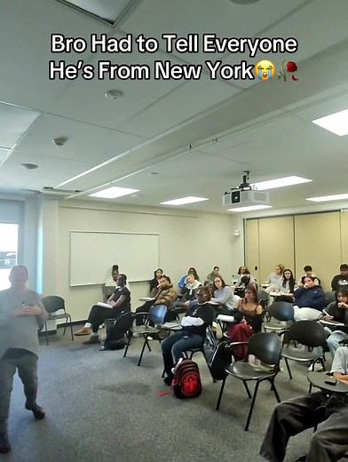 Onoo started spamming New York lingo #fyp #funny #nyc #troll #viral | i'm from new york