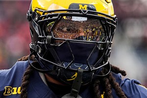 Michigan's Jaishawn Barham headbutts referee in game vs Ohio State