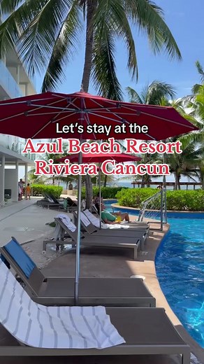 Take a tour of the Azul Beach Resort Riviera Cancun! ☀️🌊 #travel #travellife #azulbeachresort #allinclusive #allinclusiveresort #cancun #rivieracancun #traveltiktok
