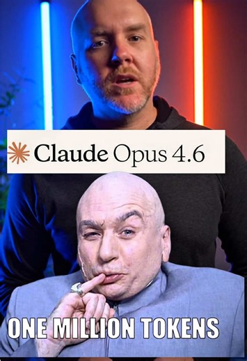 Claude Opus 4.6 Has One Million Tokens And That Changes Everything If your AI falls apart in big repos or long docs, this is the upgrade. Claude Opus 4.6 adds a one million token context window in beta and is built to plan better, stay on agent tasks longer, and catch more mistakes in review and debugging. Save this and comment TEST with what you want me to try first. Claude Opus 4.6, Claude 4.6, Anthropic, Claude, Claude Code, AI coding, agentic coding, AI agents, agent teams, long context, 1M 
