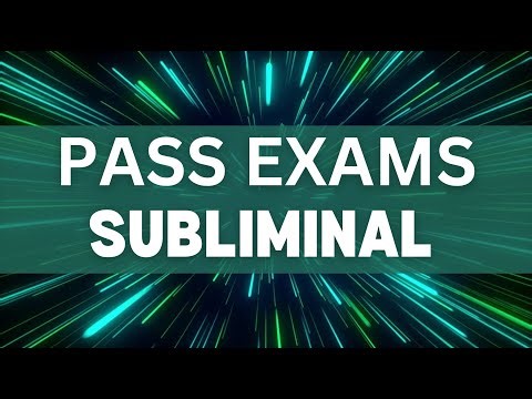 PASS EXAMS SUBLIMINAL | Exam Success | Binaural Beats Focus, Study, Concentration and Intelligence