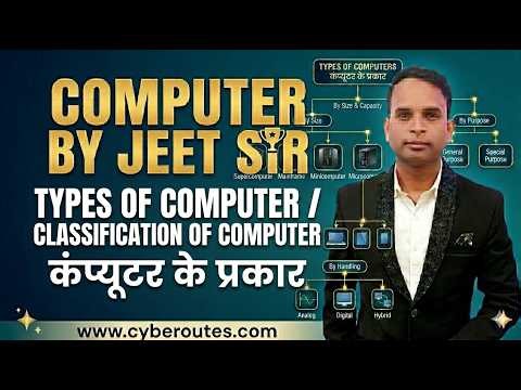 Types of Computer | Classification of Computer | कंप्यूटर के प्रकार | CPCT / computer Full in Hindi