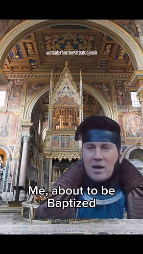 2.9K views · 38 reactions | #baptism #baptized #christian #catholic #christianmemes #catholicmemes #legacy #christ #faith #reborn #redeemed #salvation #chadfromtheparishcouncil | Chad from the Parish Council | Facebook
