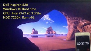 Dell Inspiron 620 Windows 10 Boot time