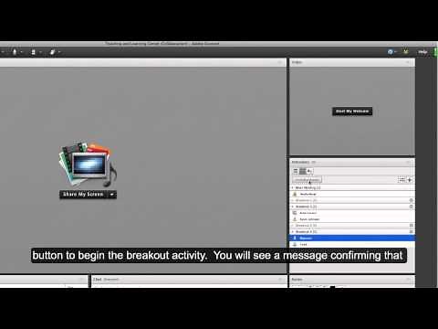 Adobe Connect Tutorial: Breakout Rooms
