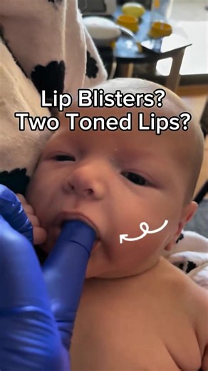 “Lip Blisters? Two-Toned Lips?” It’s usually nothing to worry about. Those tiny lip blisters or color changes often happen from your baby’s strong suction while feeding. They’re called nursing blisters and are completely normal. They usually fade on their own within a few days. You can dab a little breast milk on your baby’s lips to help them heal faster. If the blisters don’t go away or your baby seems fussy, check the latch or ask a lactation consultant. Otherwise, it’s just a sign of an eager