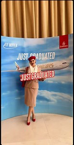 #AIRLINESPOTLIGHT Emirates cabin crew are known worldwide for their professionalism, global diversity, and exceptional service standards. Recruited from over 130 nationalities, each crew member undergoes intensive training at the Emirates Aviation College in Dubai — from safety and emergency procedures to hospitality, cultural awareness, and premium-class service. Graduation marks the moment they officially join one of the world’s most recognized cabin crew teams, ready to fly the airline’s all-