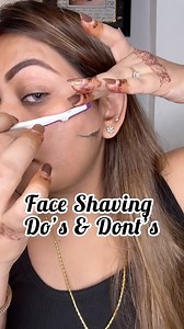 1.9M views · 491 reactions | Face Shaving Do’s and Dont’s. . . . . #faceshaving #shaving #womenfaceshave #facialrazor #razorforwomen #skincare #explorepage #explore | Wishlink creator | Facebook