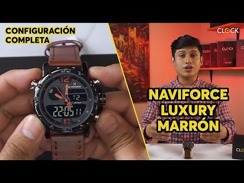Naviforce NF9134: Como configurar TODAS las funciones: Alarma, hora, fecha, etc.