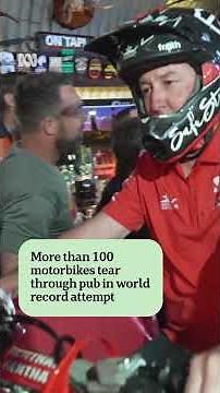 High-octane world record attempt in an outback pub as part of Red CentreNATS | ABC NEWS