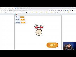 Making a Timer and Points in Scratch - Part 4 - Pause the Clock