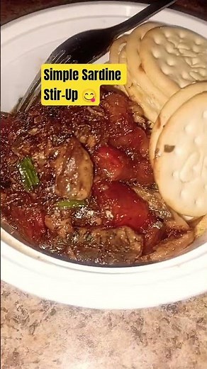 Quick Sardine Lunch 🍅🐟 Easy Light Meal with Crackers #LightLunch