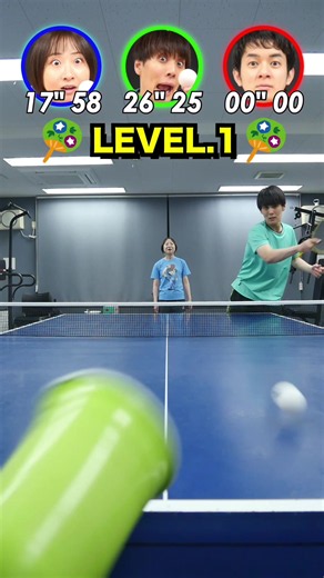 ラケットじゃない物で倒せ！！#卓球 #pingpong #tabletennis #ASMR #SRPキャンペーン | table tennis
