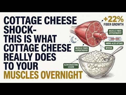 Cottage Cheese Shock: This Is What Cottage Cheese REALLY Does To Your Muscles Overnight