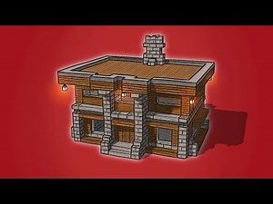 Minecraft: Build a Rustic Modern House Tutorial [Step by Step]