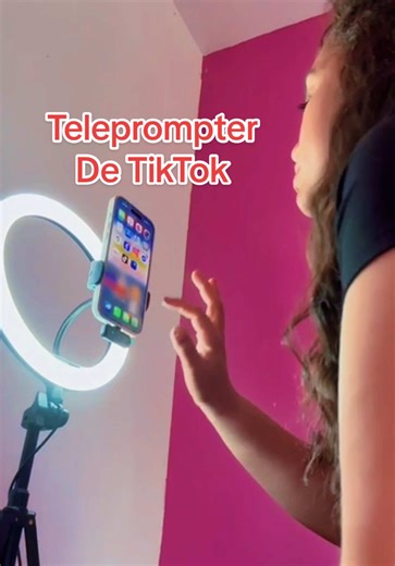 Cómo usar el teleprompter de TikTok