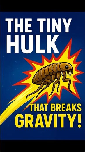Meet the Flea — The Tiny Jumper That Breaks Physics! 🚀 | Shorts