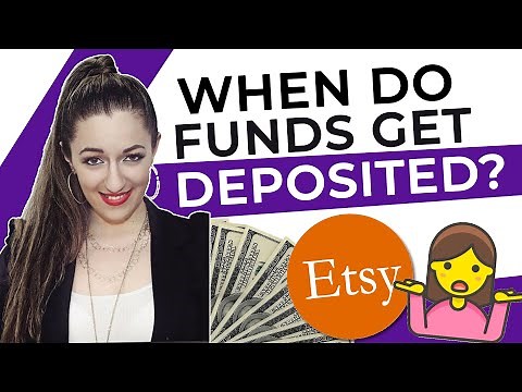 When Does Etsy Deposit Funds After You Make a Sale? // How Long Does It Take to Get Paid? 🤷💰