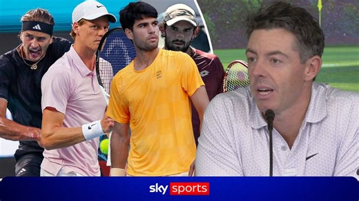 Golf-tennis crossover! Rory McIlroy to watch Monte Carlo semi-finals between Alexander Zverev-Jannik Sinner and Carlos Alcaraz-Valentin Vacherot before he heads out for day three at The Masters