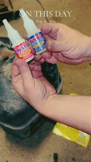 Plastic gas tank repair. Rapid fix review. Works great! ￼