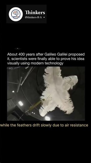 Galileo’s vacuum experiment #physics