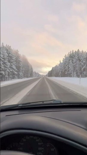 Somewhere in Finland, driving down the road they call “Dream”