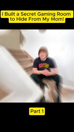 I Built a Secret Gaming Room to Hide From My Mom!