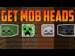 How To Get Mob Heads in Survival [Minecraft]