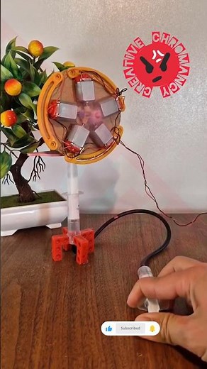 Powerful Hydraulic Press Machine with Motor | DIY Hydraulic System Experiment #youtubeshorts