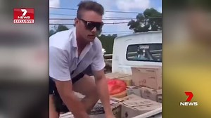 104K views · 1K reactions | A group of young Australian men were recorded running naked through the streets of Bali, hurling insults at drivers and hanging out of a moving vehicle. | 7NEWS Perth | Facebook