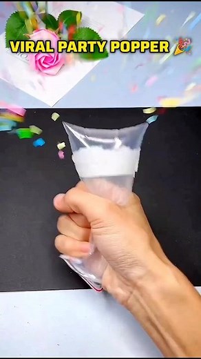 viral party popper 🎉, craziest party popper making, how to make a party popper...