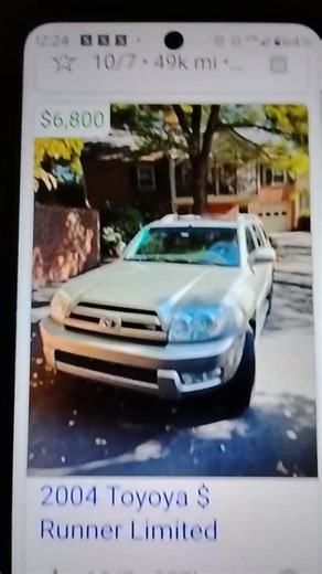 2004 Toyota 4Runner 257k 6,800 high mileage for price