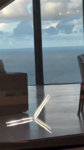 Lamborghini in a saloon at Porsche design tower, Miami