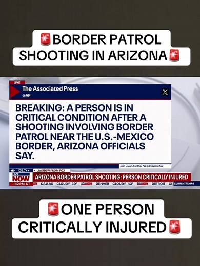 Shooting Incident Involving Border Patrol Agents in Arizona