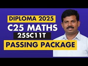 C25 Mathematics Passing Package 🎯 Karnataka Diploma Curriculum 2025