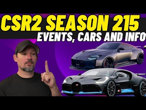 CSR2 Season 215 Upcoming Events and Info