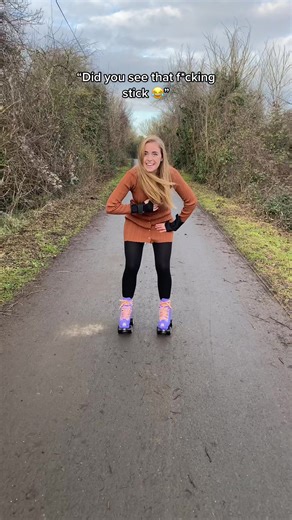 One of my favourite bloopers from 2022 🤣 #rollerskating #bloopers