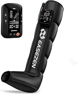 Cordless Leg Compression Massager for Circulation and Pain Relief FSA, 5 Chamber Rechargeable Leg Massager for Edema in Legs and Feet, Gifts for Women Men Seniors (Single Unit)