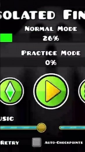 Isolated Finale: When you forget that you turned on Jumpscare in MegaHack while verifying your level