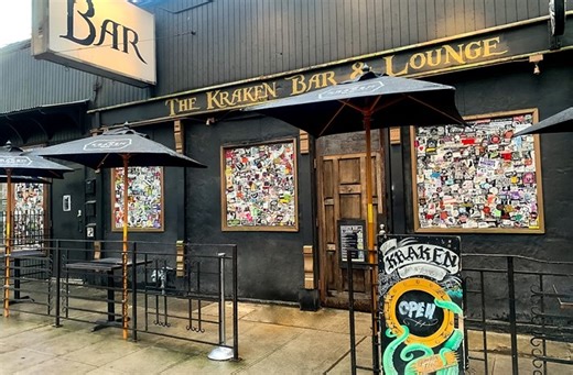 The Kraken Bar & Lounge Is Now Open in the Former Cafe Racer Space