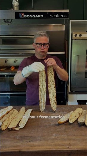 Forgotten Sourdough 192 Hour Fermentation Baguettes. #baguette