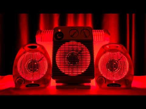 😴 4 DEEP Heater Fan Sounds to Sleep Instantly, Study and Block Noise