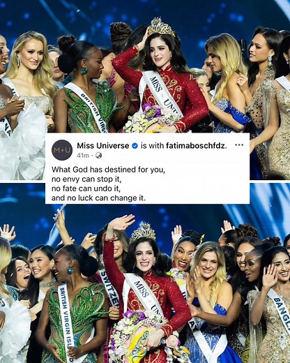 LOOK: Miss Universe shares some snippets from the crowning moment of Mexico’s Fatima Bosch as Miss Universe 2025. 📷: Miss Universe | GMA Public Affairs